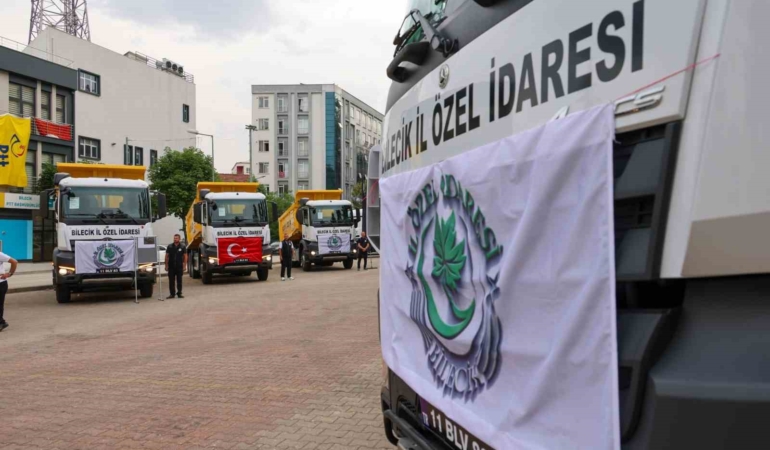 Bilecik İl Özel İdaresinin araç filosuna yenileri eklendi