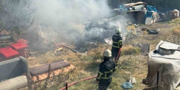 Bilecik’te boş bir arazide çıkan yangına ekipler anında müdahale etti