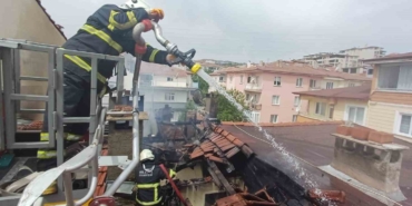 Bilecik’te teras katındaki dairede çıkan yangın korkuttu