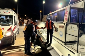 Bozcaada’da rahatsızlanan vatandaş tahliye edildi