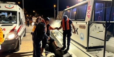 Bozcaada’da rahatsızlanan vatandaş tahliye edildi