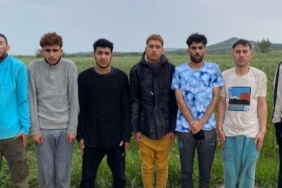 Bulgaristan sınırında 9 göçmen yakalandı