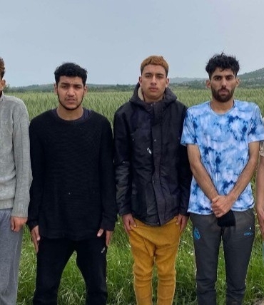 Bulgaristan sınırında 9 göçmen yakalandı