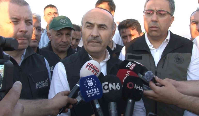 Bursa Valisi Demirtaş: “Yangın kısmen kontrol altında”