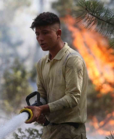 Bursa’da çıkan yangınlarda 490 futbol sahası büyüklüğünde alan yandı