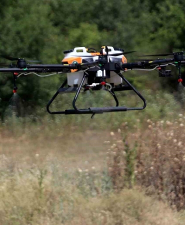 Bursa’da haşerelere karşı dronlu mücadele