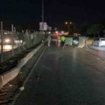 Bursa’da refüjdeki koruma tellerine çarpan otomobil takla attı: Karı-koca yaralandı