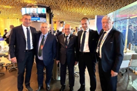 Büyükekşi, EURO 2024 açılışı öncesi FIFA ve UEFA Başkanları ile bir araya geldi