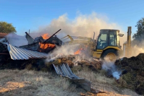 Çanakkale’de boşaltılan köylerdeki bazı evler yandı