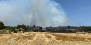 Çanakkale’de orman yangınına 9 uçak ve 5 helikopterle müdahale ediliyor