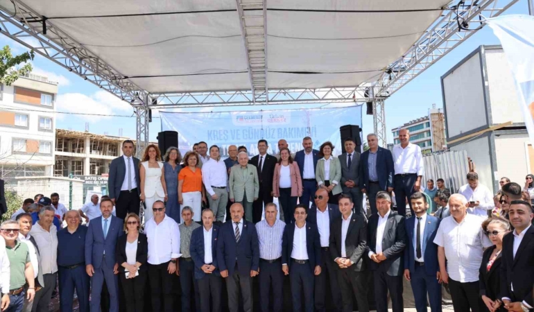 Çekmeköy’ün yeni kreş ve gündüz bakımevinin temeli törenle atıldı