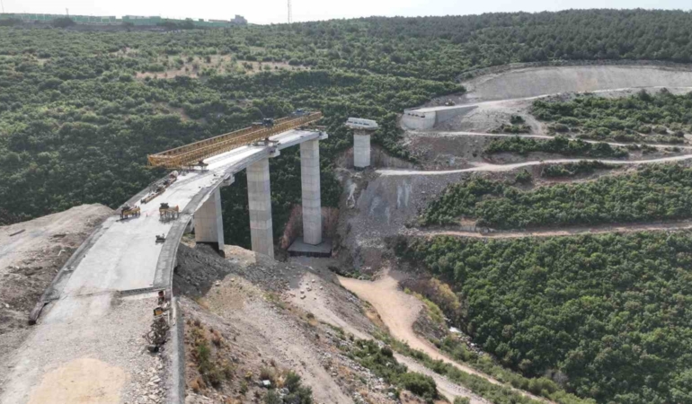 Dilovası Hastane Yolu projesinde ilerleme yüzde 80