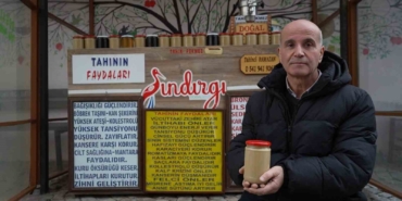 Doğal şehrin susamları tahine dönüşüyor