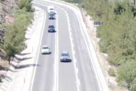 Drone denetimlerinde 7 araç ve sürücüsüne 10 bin 542 TL ceza