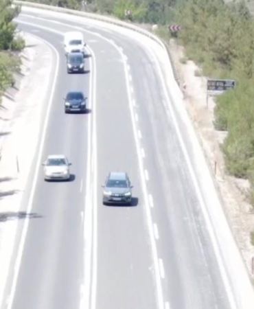 Drone denetimlerinde 7 araç ve sürücüsüne 10 bin 542 TL ceza