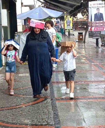 Edirne’de sağanak yağmur etkili oldu