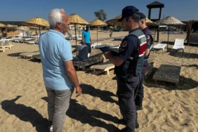 Enez sahilinde huzur ve güvenlik denetimleri