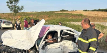 Erdek Tatlısu kavşağında kaza: 1 yaralı