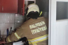 Erdek’te ev yangını