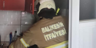 Erdek’te ev yangını