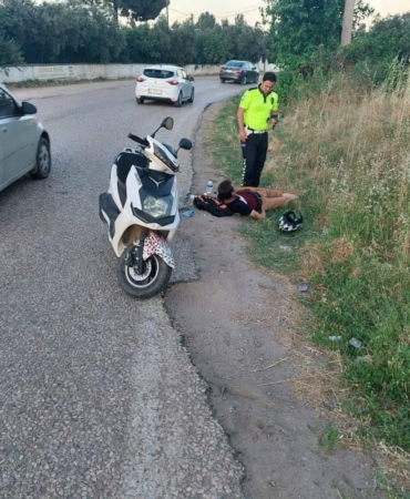 Erdek’te motosiklet kazası: 1 yaralı