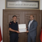 Ergene İlçe Jandarma Komutanlığı’nda görev değişimi