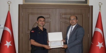 Ergene İlçe Jandarma Komutanlığı’nda görev değişimi