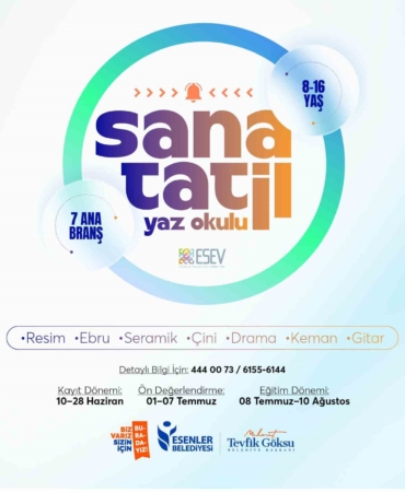 Esenler’de ‘Sana Tatil Yaz Okulu’na kayıtlar başladı