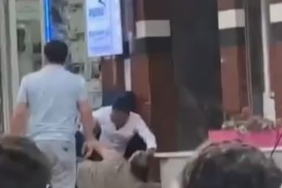 Esnafı vuran saldırganı üzerine atlayan vatandaş etkisiz hale getirdi