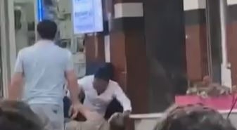 Esnafı vuran saldırganı üzerine atlayan vatandaş etkisiz hale getirdi