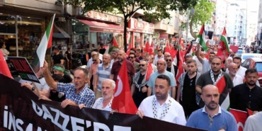 Gazze için sessiz yürüyüş