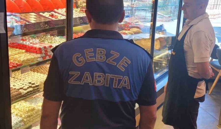 Gebze’de bayram öncesi denetimler sıklaştırıldı