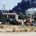 Gebze’de fabrika alev topuna döndü: Bölgeye çok sayıda ekip sevk edildi