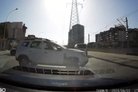 Hatalı manevra böyle kaza getirdi