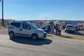 Hatalı sollama kazayla bitti