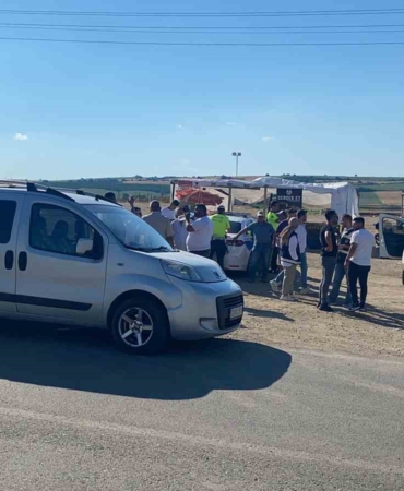 Hatalı sollama kazayla bitti