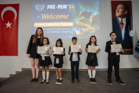 İlkokul öğrencileri “Sürdürülebilir bir çevre için çocuk ve hayvan haklarını koruyan yenilikçi çözümler” konferansında buluştu