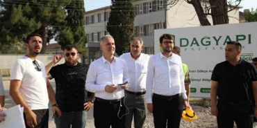 İnegöl Akhisar Spor Salonu yükseliyor