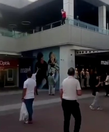 İnegöl AVM’de intihar girişimi
