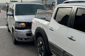 İnegöl’de 4 araç birbirine girdi