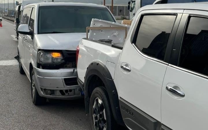 İnegöl’de 4 araç birbirine girdi