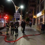 İş yerindeki fritözden yangın çıktı