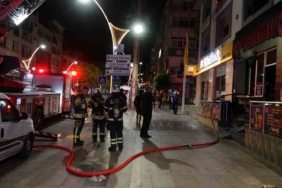 İş yerindeki fritözden yangın çıktı