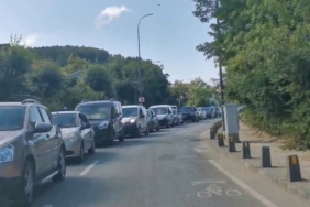 İstanbullular Riva’ya akın etti, trafik yoğunluğu oluştu