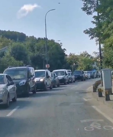 İstanbullular Riva’ya akın etti, trafik yoğunluğu oluştu