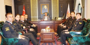 Jandarma’dan Kaymakam Odabaş’a ziyaret