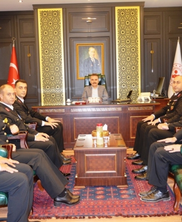 Jandarma’dan Kaymakam Odabaş’a ziyaret