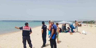 Jandarmadan tatilcilere boğulma uyarısı