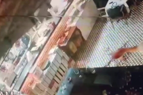 Kadıköy’de restoran tavanının çökme anı kamerada