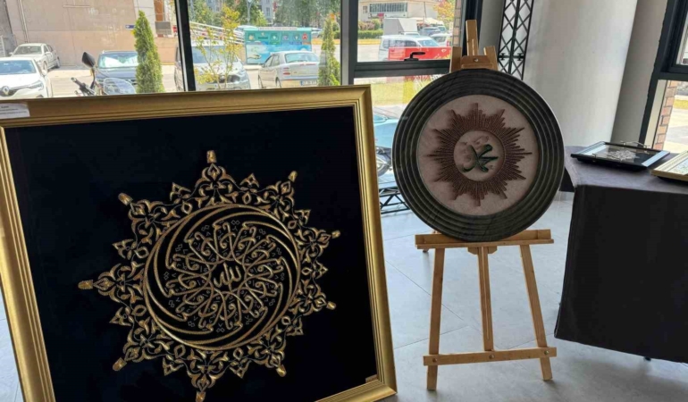 Kadınların filografi sanatı görücüye çıktı